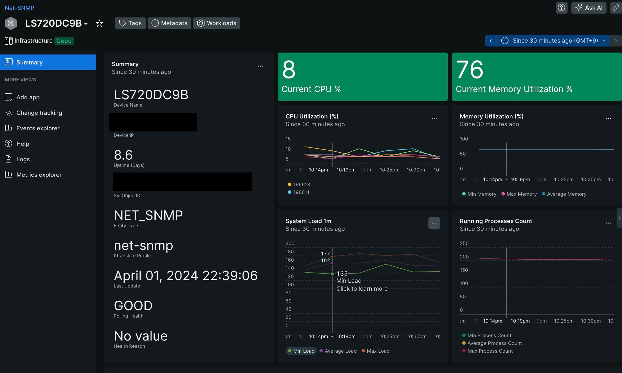 ls720d snmp